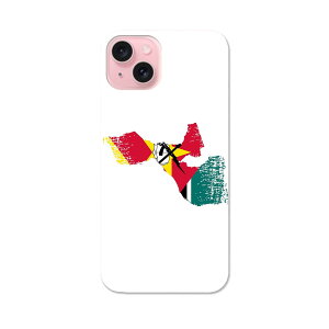 iPhone15 6.1インチ tpu 各キャリア共通 スマホ カバー ケース スマホケース スマホカバー TPU ソフトケース 018894 国旗 mozambique モザンビーク