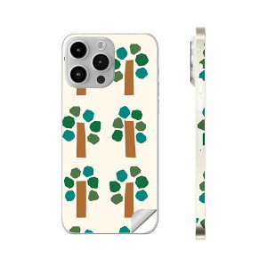 iPhone14 iPhone15 用 スキンシール 全面スキンシール フル 背面 側面 ステッカー 保護シール iphone14plus iphone14pro iphone14promax iphone15plus iphone15pro iphone15promax 各種対応 木 イラスト 植物 016314