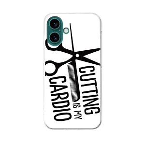 iPhone16plus 6.7インチ 専用 各キャリア iPhone 16 plus 共通対応 ハード ケース iphone16plus ケース カバー 031729 はさみ おしゃれ ヘアサロン