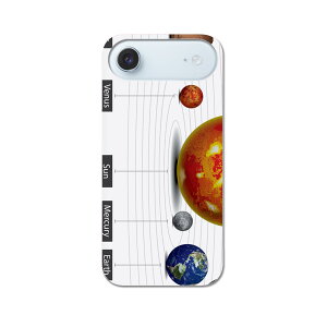 iPhone Air �p �X�}�z�J�o�[ �e�L�����A ���ʑΉ� �P�[�X �J�o�[ �n�[�h�P�[�X 033408 solar system ���z�n