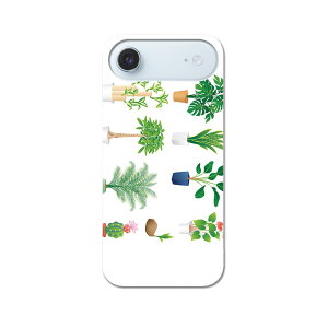 iPhone Air 用 スマホカバー 各キャリア 共通対応 ケース カバー ハードケース 015924 観葉植物 植木鉢