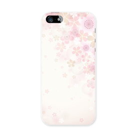 iphone5au iPhone 5 アイフォーン APPLE au エーユー スマホ カバー スマホケース ハード pc ケース ハードケース さくら　ピンク　春 フラワー 000179