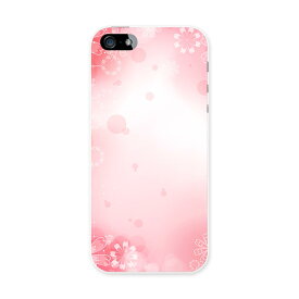 iphone5au iPhone 5 アイフォーン APPLE au エーユー スマホ カバー スマホケース ハード pc ケース ハードケース 花　フラワー　ピンク フラワー 001997