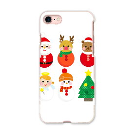 iphone8 iphone 8 アイフォーン softbank ソフトバンク スマホ カバー スマホケース スマホカバー PC ハードケース 009994 クリスマス　サンタ　キャラクター