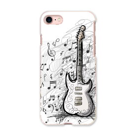 iPhone SE ケース 第2世代 / 第3世代 iPhone 7 / iPhone 8 対応ケース ケース スマホケース スマホカバー PC ハードケース 011720 音楽 音符 ギター
