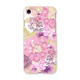 iPhone SE ケース 第2世代 / 第3世代 iPhone 7 / iPhone 8 対応ケース ケース スマホケース スマホカバー PC ハードケース 012612 花 花柄 ピンク