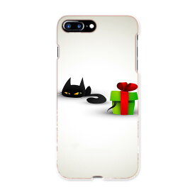 iphone8plus iphone 8 plus アイフォーン softbank ソフトバンク スマホ カバー スマホケース スマホカバー TPU ソフトケース 000164 黒猫　イラスト　プレゼント