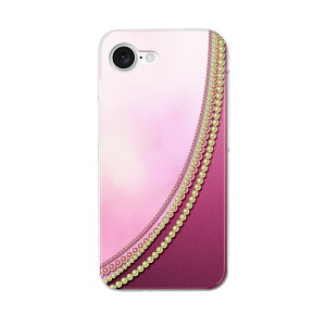 iPhone 16e 用 各キャリア 共通対応 ハードケース ケース カバー ハードケース 001543 真珠 ピンク