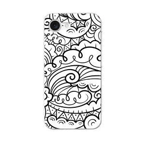 iPhone 16e �p �e�L�����A ���ʑΉ� �n�[�h�P�[�X �P�[�X �J�o�[ �n�[�h�P�[�X 011288 �͗l�@���m�g�[���@�h��