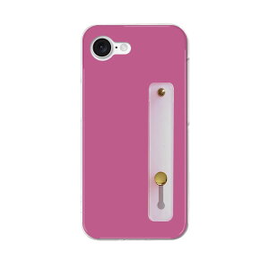 【送料無料】iPhone 16e 用 各キャリア 共通対応 iphone16e ハードケース スマホ ベルト付 スマホバンド 落下防止 シリコン スタンド機能付 スリム 背面 片手持ち カバー 携帯リング フィンガーリ