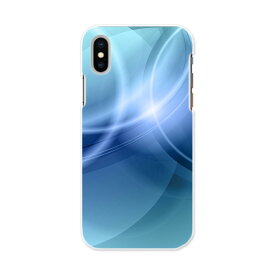 iPhone X XS 専用 TPUケース igcase スマホカバー カバー ケース ソフトケース 002201 クール シンプル　青