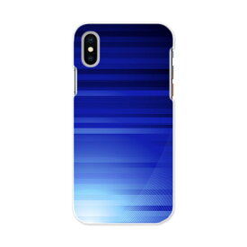 iPhone X XS 専用 TPUケース igcase スマホカバー カバー ケース ソフトケース 002204 クール シンプル　青