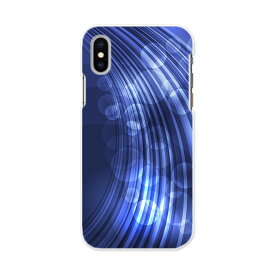 iPhone X XS 専用 TPUケース igcase スマホカバー カバー ケース ソフトケース 002222 クール シンプル　青