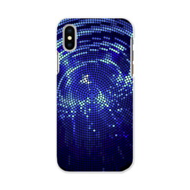 iPhone X XS 専用 TPUケース igcase スマホカバー カバー ケース ソフトケース 002232 クール シンプル　青