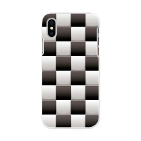 iPhone X XS 専用 TPUケース igcase スマホカバー カバー ケース ソフトケース 003457 クール シンプル　白　黒