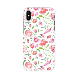 iPhone X XS 専用 TPUケース igcase スマホカバー カバー ケース ソフトケース 011876 花柄　ピンク　かわいい