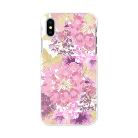 iPhone X XS 専用 TPUケース igcase スマホカバー カバー ケース ソフトケース 012612 花　花柄　ピンク