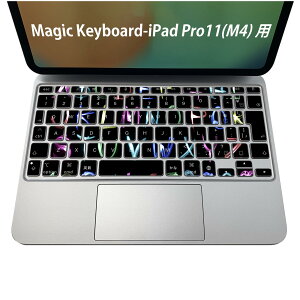 Magic Keyboard ��p iPadPro11inch 13inch(M4) 2024 ��5���� �Ή� �L�[�{�[�h�p�X�L���V�[�� �L�[�g�b�v �X�e�b�J�[ �A�C�p�b�h �m�[�g�p�\�R�� �A�N�Z�T���[ �ی� 020806 �}�X�N�f�U�C�� �F�� �f�� �A���t