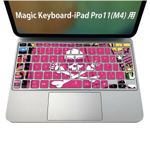 Magic Keyboard ��p iPadPro11inch 13inch(M4) 2024 ��5���� �Ή� �L�[�{�[�h�p�X�L���V�[�� �L�[�g�b�v �X�e�b�J�[ �A�C�p�b�h �m�[�g�p�\�R�� �A�N�Z�T���[ �ی� 020806 �}�X�N�f�U�C�� �F�� �f�� �X�J��