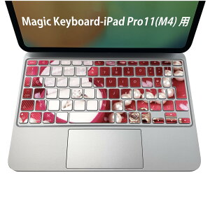 Magic Keyboard ��p iPadPro11inch 13inch(M4) 2024 ��5���� �Ή� �L�[�{�[�h�p�X�L���V�[�� �L�[�g�b�v �X�e�b�J�[ �A�C�p�b�h �m�[�g�p�\�R�� �A�N�Z�T���[ �ی� 020806 �}�X�N�f�U�C�� �F�� �f�� �����@