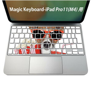 Magic Keyboard ��p iPadPro11inch 13inch(M4) 2024 ��5���� �Ή� �L�[�{�[�h�p�X�L���V�[�� �L�[�g�b�v �X�e�b�J�[ �A�C�p�b�h �m�[�g�p�\�R�� �A�N�Z�T���[ �ی� 020806 �}�X�N�f�U�C�� �F�� �f�� ���@��
