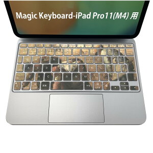 Magic Keyboard ��p iPadPro11inch 13inch(M4) 2024 ��5���� �Ή� �L�[�{�[�h�p�X�L���V�[�� �L�[�g�b�v �X�e�b�J�[ �A�C�p�b�h �m�[�g�p�\�R�� �A�N�Z�T���[ �ی� 020806 �}�X�N�f�U�C�� �F�� �f�� �O���@