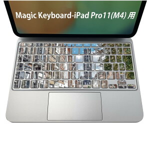 Magic Keyboard ��p iPadPro11inch 13inch(M4) 2024 ��5���� �Ή� �L�[�{�[�h�p�X�L���V�[�� �L�[�g�b�v �X�e�b�J�[ �A�C�p�b�h �m�[�g�p�\�R�� �A�N�Z�T���[ �ی� 020806 �}�X�N�f�U�C�� �F�� �f�� ���i�@