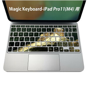 Magic Keyboard ��p iPadPro11inch 13inch(M4) 2024 ��5���� �Ή� �L�[�{�[�h�p�X�L���V�[�� �L�[�g�b�v �X�e�b�J�[ �A�C�p�b�h �m�[�g�p�\�R�� �A�N�Z�T���[ �ی� 020806 �}�X�N�f�U�C�� �F�� �f�� �i�F�@