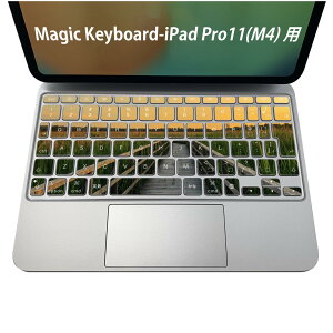Magic Keyboard ��p iPadPro11inch 13inch(M4) 2024 ��5���� �Ή� �L�[�{�[�h�p�X�L���V�[�� �L�[�g�b�v �X�e�b�J�[ �A�C�p�b�h �m�[�g�p�\�R�� �A�N�Z�T���[ �ی� 020806 �}�X�N�f�U�C�� �F�� �f�� ���@�u