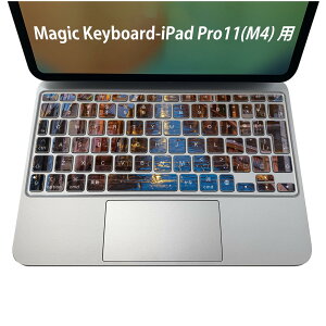 Magic Keyboard ��p iPadPro11inch 13inch(M4) 2024 ��5���� �Ή� �L�[�{�[�h�p�X�L���V�[�� �L�[�g�b�v �X�e�b�J�[ �A�C�p�b�h �m�[�g�p�\�R�� �A�N�Z�T���[ �ی� 020806 �}�X�N�f�U�C�� �F�� �f�� �����@