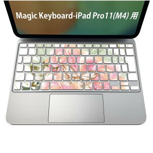 Magic Keyboard ��p iPadPro11inch 13inch(M4) 2024 ��5���� �Ή� �L�[�{�[�h�p�X�L���V�[�� �L�[�g�b�v �X�e�b�J�[ �A�C�p�b�h �m�[�g�p�\�R�� �A�N�Z�T���[ �ی� 020806 �}�X�N�f�U�C�� �F�� �f�� �ԁ@��