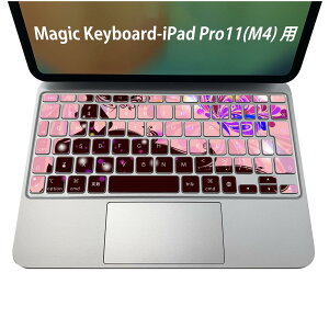 Magic Keyboard ��p iPadPro11inch 13inch(M4) 2024 ��5���� �Ή� �L�[�{�[�h�p�X�L���V�[�� �L�[�g�b�v �X�e�b�J�[ �A�C�p�b�h �m�[�g�p�\�R�� �A�N�Z�T���[ �ی� 020806 �}�X�N�f�U�C�� �F�� �f�� ���@�l
