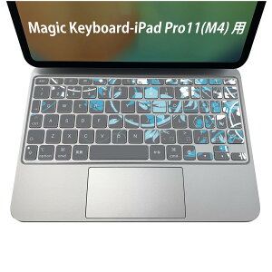 Magic Keyboard ��p iPadPro11inch 13inch(M4) 2024 ��5���� �Ή� �L�[�{�[�h�p�X�L���V�[�� �L�[�g�b�v �X�e�b�J�[ �A�C�p�b�h �m�[�g�p�\�R�� �A�N�Z�T���[ �ی� 020806 �}�X�N�f�U�C�� �F�� �f�� �ԁ@�@