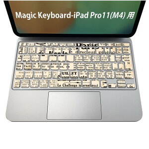 Magic Keyboard ��p iPadPro11inch 13inch(M4) 2024 ��5���� �Ή� �L�[�{�[�h�p�X�L���V�[�� �L�[�g�b�v �X�e�b�J�[ �A�C�p�b�h �m�[�g�p�\�R�� �A�N�Z�T���[ �ی� 020806 �}�X�N�f�U�C�� �F�� �f�� �p��@