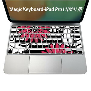 Magic Keyboard ��p iPadPro11inch 13inch(M4) 2024 ��5���� �Ή� �L�[�{�[�h�p�X�L���V�[�� �L�[�g�b�v �X�e�b�J�[ �A�C�p�b�h �m�[�g�p�\�R�� �A�N�Z�T���[ �ی� 020806 �}�X�N�f�U�C�� �F�� �f�� �ԁ@�@0