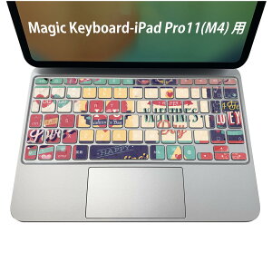 Magic Keyboard ��p iPadPro11inch 13inch(M4) 2024 ��5���� �Ή� �L�[�{�[�h�p�X�L���V�[�� �L�[�g�b�v �X�e�b�J�[ �A�C�p�b�h �m�[�g�p�\�R�� �A�N�Z�T���[ �ی� 020806 �}�X�N�f�U�C�� �F�� �f�� �����@