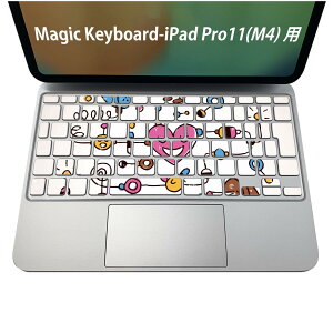 Magic Keyboard ��p iPadPro11inch 13inch(M4) 2024 ��5���� �Ή� �L�[�{�[�h�p�X�L���V�[�� �L�[�g�b�v �X�e�b�J�[ �A�C�p�b�h �m�[�g�p�\�R�� �A�N�Z�T���[ �ی� 020806 �}�X�N�f�U�C�� �F�� �f�� �C���X