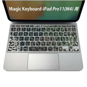 Magic Keyboard ��p iPadPro11inch 13inch(M4) 2024 ��5���� �Ή� �L�[�{�[�h�p�X�L���V�[�� �L�[�g�b�v �X�e�b�J�[ �A�C�p�b�h �m�[�g�p�\�R�� �A�N�Z�T���[ �ی� 020806 �}�X�N�f�U�C�� �F�� �f�� �ԁ@�@