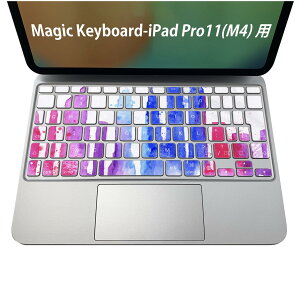 Magic Keyboard ��p iPadPro11inch 13inch(M4) 2024 ��5���� �Ή� �L�[�{�[�h�p�X�L���V�[�� �L�[�g�b�v �X�e�b�J�[ �A�C�p�b�h �m�[�g�p�\�R�� �A�N�Z�T���[ �ی� 020806 �}�X�N�f�U�C�� �F�� �f�� ���i�@