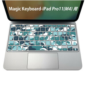 Magic Keyboard ��p iPadPro11inch 13inch(M4) 2024 ��5���� �Ή� �L�[�{�[�h�p�X�L���V�[�� �L�[�g�b�v �X�e�b�J�[ �A�C�p�b�h �m�[�g�p�\�R�� �A�N�Z�T���[ �ی� 020806 �}�X�N�f�U�C�� �F�� �f�� ���ʁ@