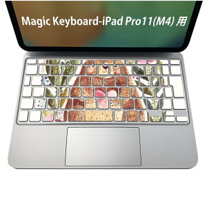 Magic Keyboard ��p iPadPro11inch 13inch(M4) 2024 ��5���� �Ή� �L�[�{�[�h�p�X�L���V�[�� �L�[�g�b�v �X�e�b�J�[ �A�C�p�b�h �m�[�g�p�\�R�� �A�N�Z�T���[ �ی� 020806 �}�X�N�f�U�C�� �F�� �f�� �����@