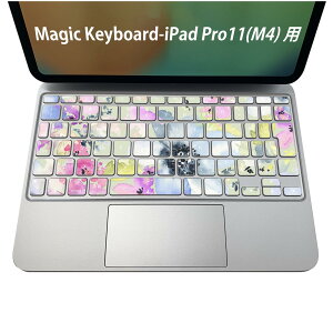 Magic Keyboard ��p iPadPro11inch 13inch(M4) 2024 ��5���� �Ή� �L�[�{�[�h�p�X�L���V�[�� �L�[�g�b�v �X�e�b�J�[ �A�C�p�b�h �m�[�g�p�\�R�� �A�N�Z�T���[ �ی� 020806 �}�X�N�f�U�C�� �F�� �f�� �ԁ@��