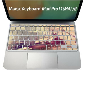 Magic Keyboard ��p iPadPro11inch 13inch(M4) 2024 ��5���� �Ή� �L�[�{�[�h�p�X�L���V�[�� �L�[�g�b�v �X�e�b�J�[ �A�C�p�b�h �m�[�g�p�\�R�� �A�N�Z�T���[ �ی� 020806 �}�X�N�f�U�C�� �F�� �f�� �h����