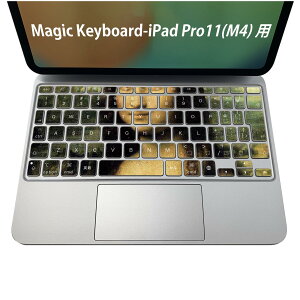 Magic Keyboard ��p iPadPro11inch 13inch(M4) 2024 ��5���� �Ή� �L�[�{�[�h�p�X�L���V�[�� �L�[�g�b�v �X�e�b�J�[ �A�C�p�b�h �m�[�g�p�\�R�� �A�N�Z�T���[ �ی� 020806 �}�X�N�f�U�C�� �F�� �f�� ���i��