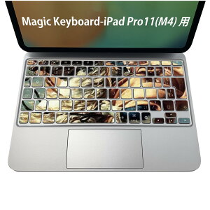 Magic Keyboard ��p iPadPro11inch 13inch(M4) 2024 ��5���� �Ή� �L�[�{�[�h�p�X�L���V�[�� �L�[�g�b�v �X�e�b�J�[ �A�C�p�b�h �m�[�g�p�\�R�� �A�N�Z�T���[ �ی� 020806 �}�X�N�f�U�C�� �F�� �f�� �C���X