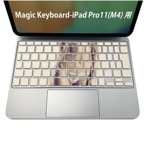 Magic Keyboard ��p iPadPro11inch 13inch(M4) 2024 ��5���� �Ή� �L�[�{�[�h�p�X�L���V�[�� �L�[�g�b�v �X�e�b�J�[ �A�C�p�b�h �m�[�g�p�\�R�� �A�N�Z�T���[ �ی� 020806 �}�X�N�f�U�C�� �F�� �f�� ������