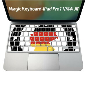 Magic Keyboard ��p iPadPro11inch 13inch(M4) 2024 ��5���� �Ή� �L�[�{�[�h�p�X�L���V�[�� �L�[�g�b�v �X�e�b�J�[ �A�C�p�b�h �m�[�g�p�\�R�� �A�N�Z�T���[ �ی� 020806 �}�X�N�f�U�C�� �F�� �f�� �h�C�c