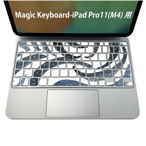 Magic Keyboard ��p iPadPro11inch 13inch(M4) 2024 ��5���� �Ή� �L�[�{�[�h�p�X�L���V�[�� �L�[�g�b�v �X�e�b�J�[ �A�C�p�b�h �m�[�g�p�\�R�� �A�N�Z�T���[ �ی� 020806 �}�X�N�f�U�C�� �F�� �f�� �V���v
