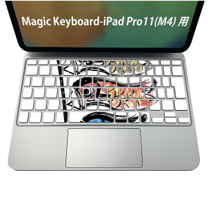 Magic Keyboard ��p iPadPro11inch 13inch(M4) 2024 ��5���� �Ή� �L�[�{�[�h�p�X�L���V�[�� �L�[�g�b�v �X�e�b�J�[ �A�C�p�b�h �m�[�g�p�\�R�� �A�N�Z�T���[ �ی� 020806 �}�X�N�f�U�C�� �F�� �f�� ������