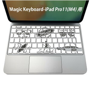 Magic Keyboard ��p iPadPro11inch 13inch(M4) 2024 ��5���� �Ή� �L�[�{�[�h�p�X�L���V�[�� �L�[�g�b�v �X�e�b�J�[ �A�C�p�b�h �m�[�g�p�\�R�� �A�N�Z�T���[ �ی� 020806 �}�X�N�f�U�C�� �F�� �f�� �T�[�t